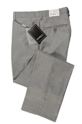 "Bradley" Heather Grey Luxury Wool Blend Suit Pants - Global thive